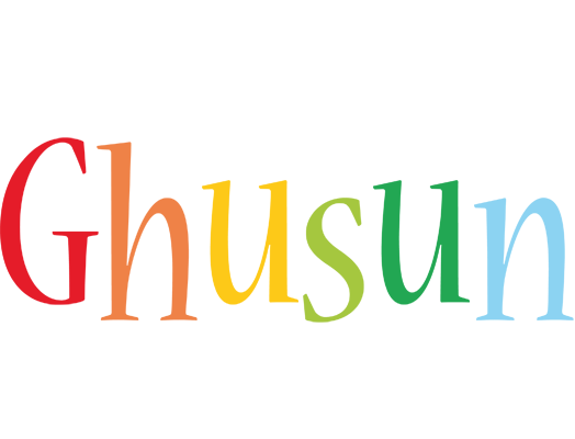 Ghusun birthday logo