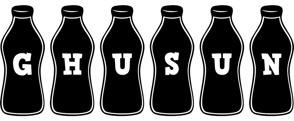 Ghusun bottle logo