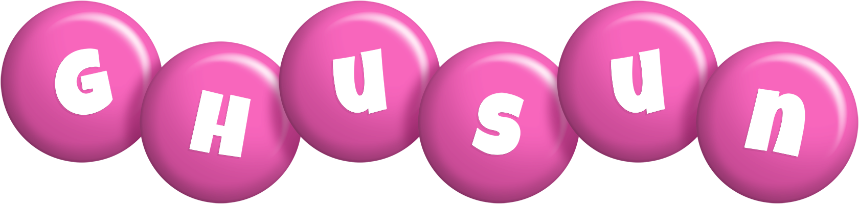 Ghusun candy-pink logo