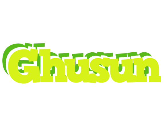 Ghusun citrus logo