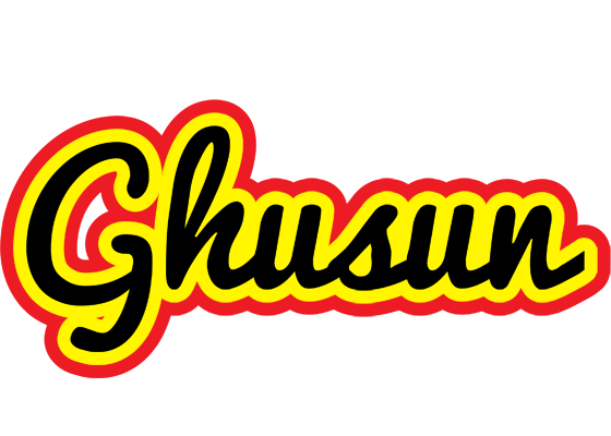 Ghusun flaming logo
