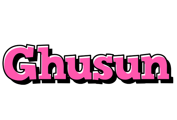 Ghusun girlish logo