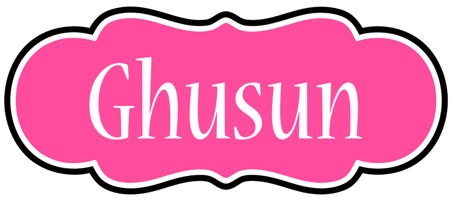 Ghusun invitation logo
