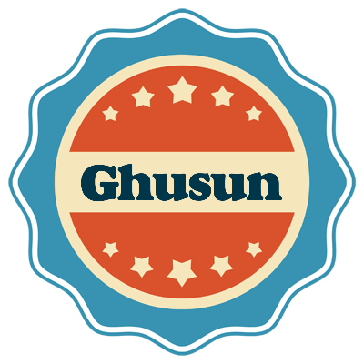 Ghusun labels logo