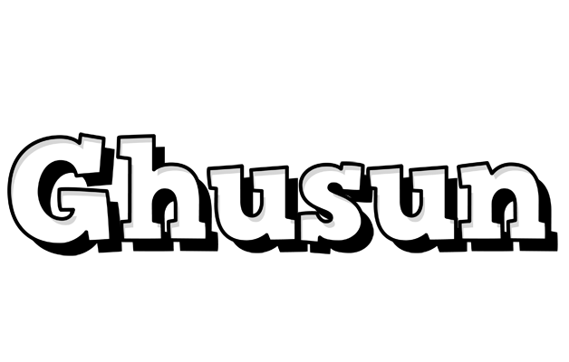 Ghusun snowing logo