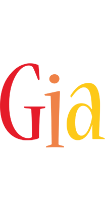 Gia birthday logo