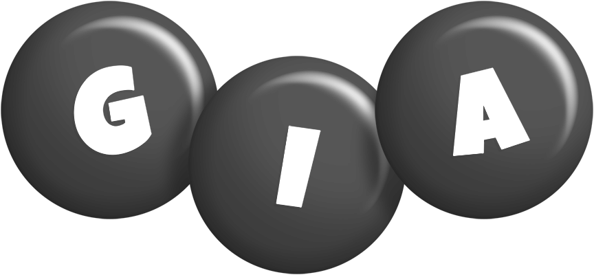 Gia candy-black logo