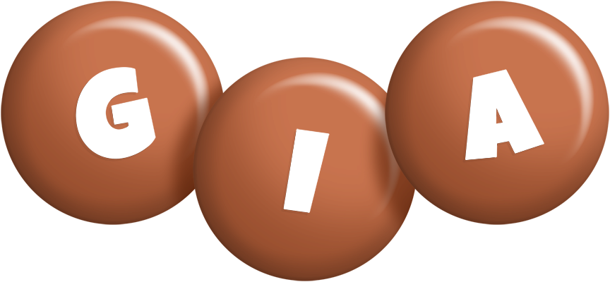 Gia candy-brown logo