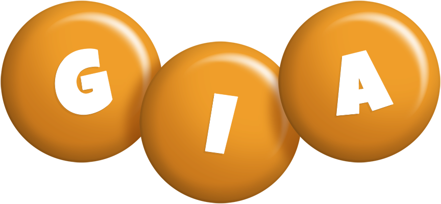 Gia candy-orange logo