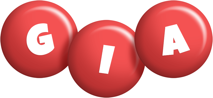 Gia candy-red logo