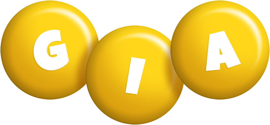 Gia candy-yellow logo