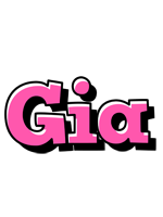 Gia girlish logo