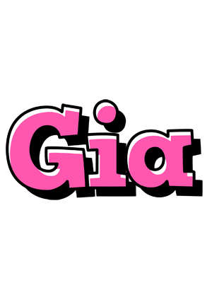 Gia girlish logo