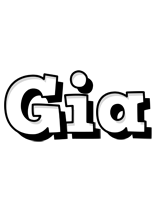 Gia snowing logo