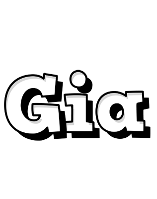 Gia snowing logo