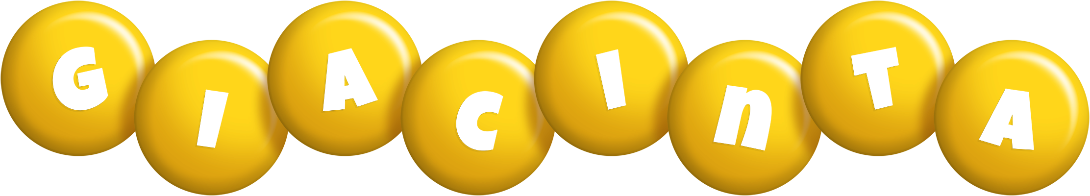 Giacinta candy-yellow logo