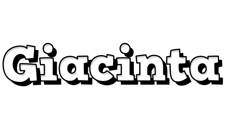 Giacinta snowing logo