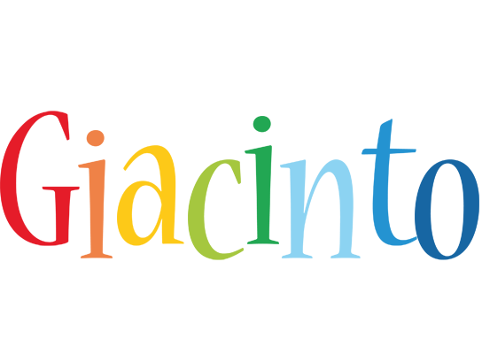 Giacinto birthday logo