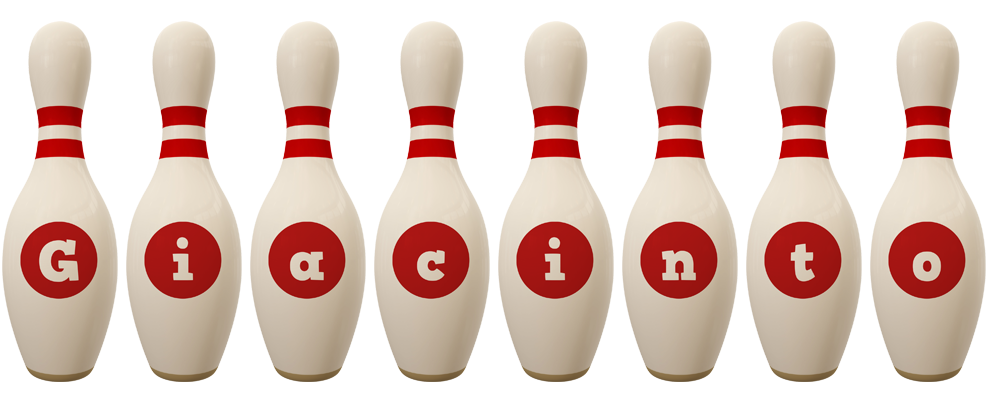 Giacinto bowling-pin logo