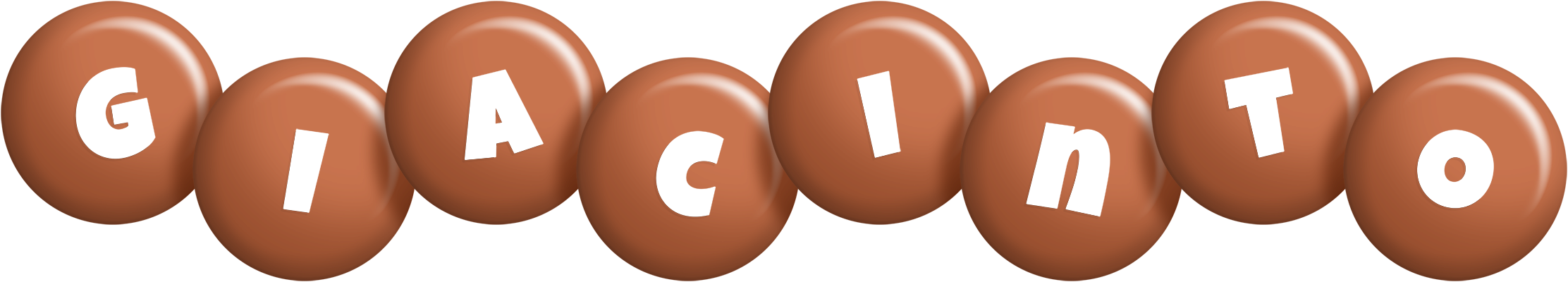 Giacinto candy-brown logo