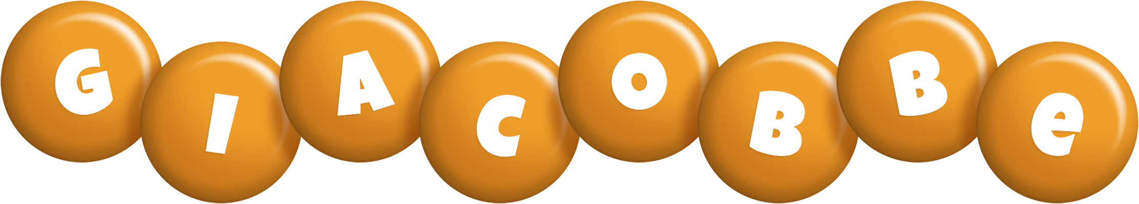 Giacobbe candy-orange logo