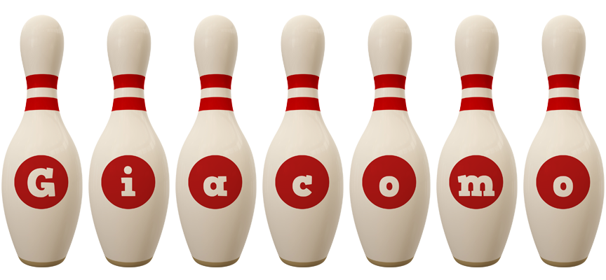 Giacomo bowling-pin logo