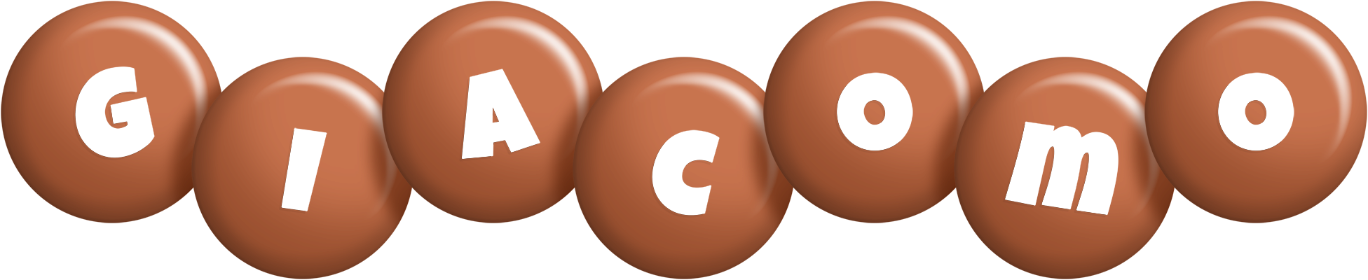 Giacomo candy-brown logo