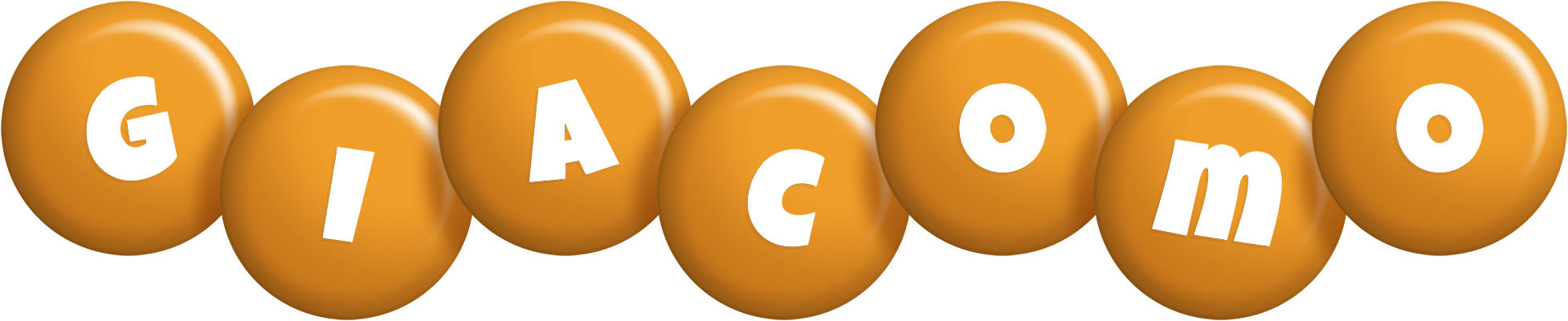 Giacomo candy-orange logo