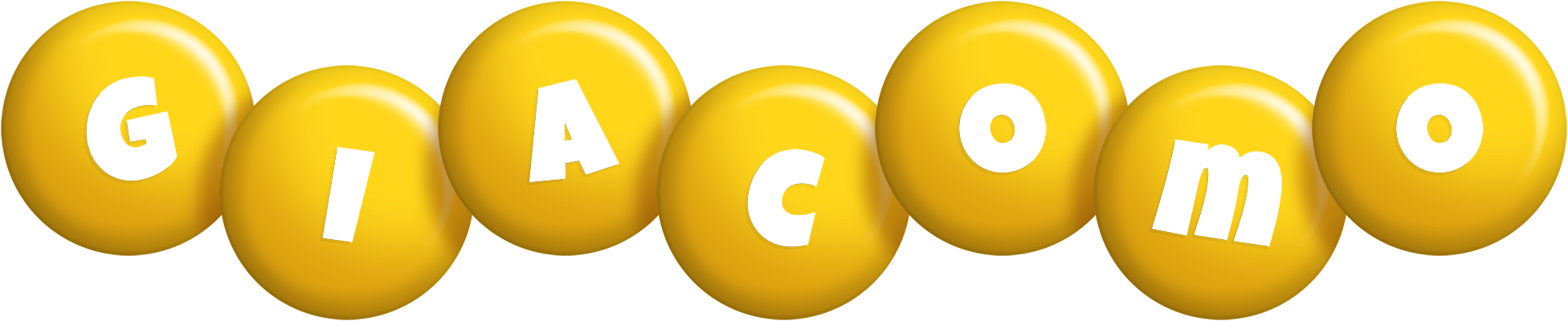 Giacomo candy-yellow logo