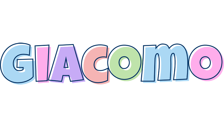 Giacomo pastel logo