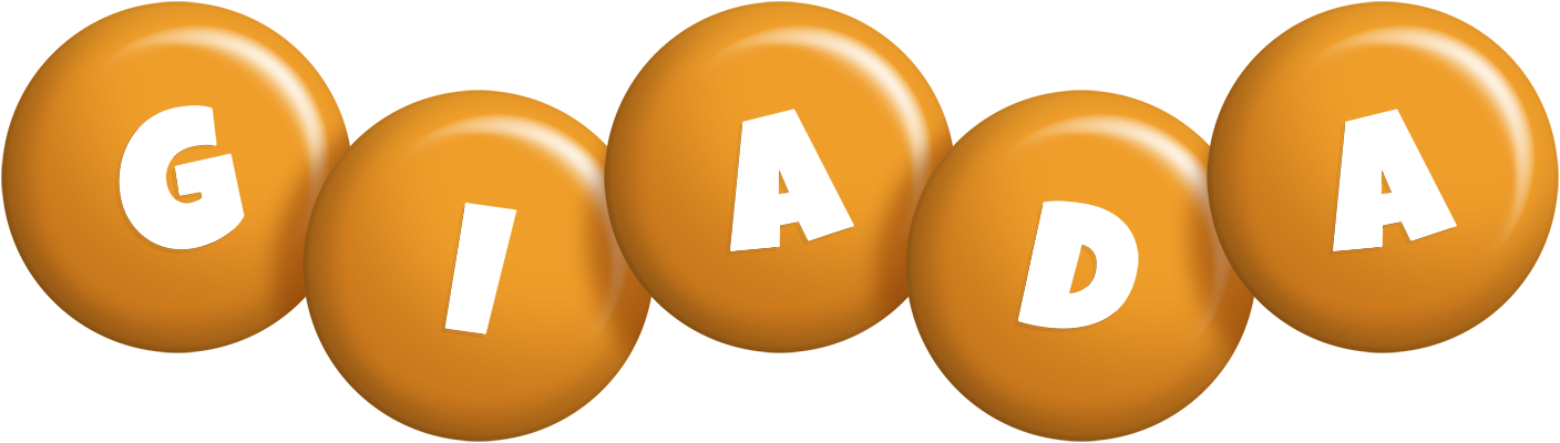 Giada candy-orange logo
