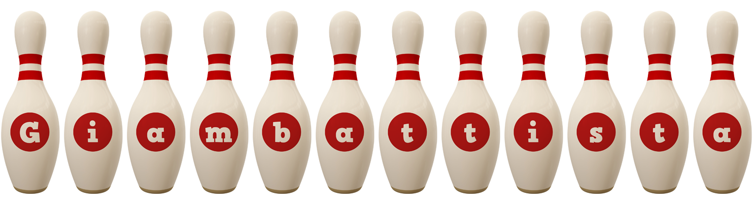Giambattista bowling-pin logo