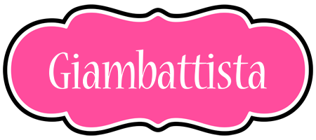 Giambattista invitation logo