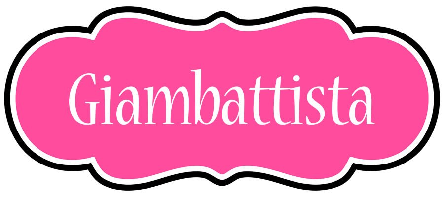 Giambattista invitation logo