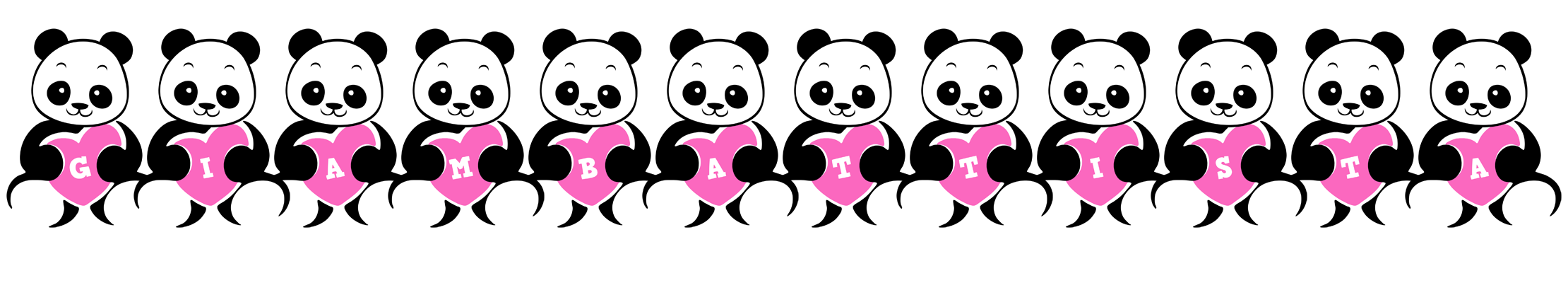 Giambattista love-panda logo