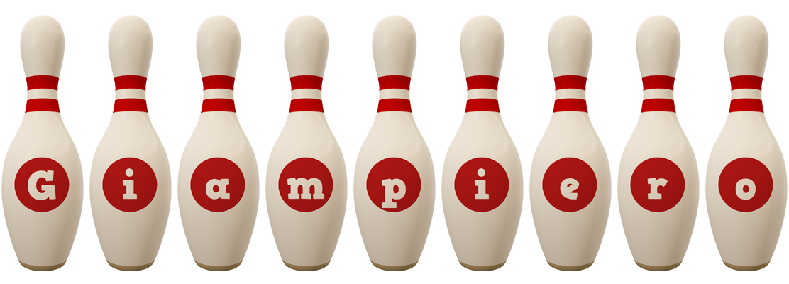 Giampiero bowling-pin logo