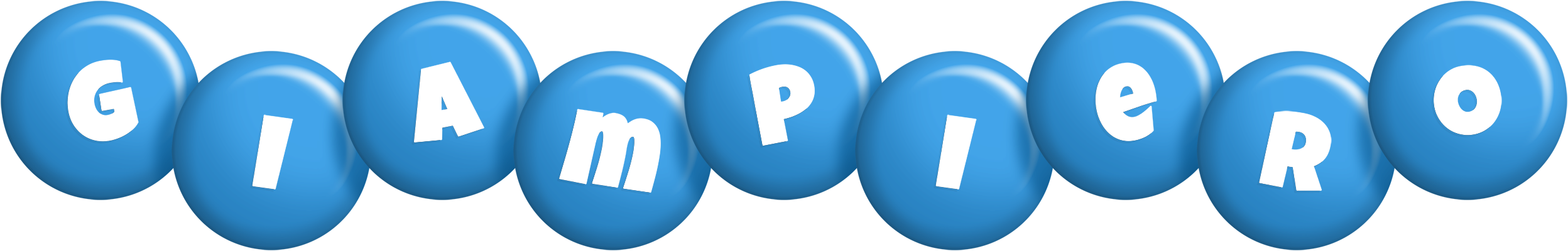 Giampiero candy-blue logo