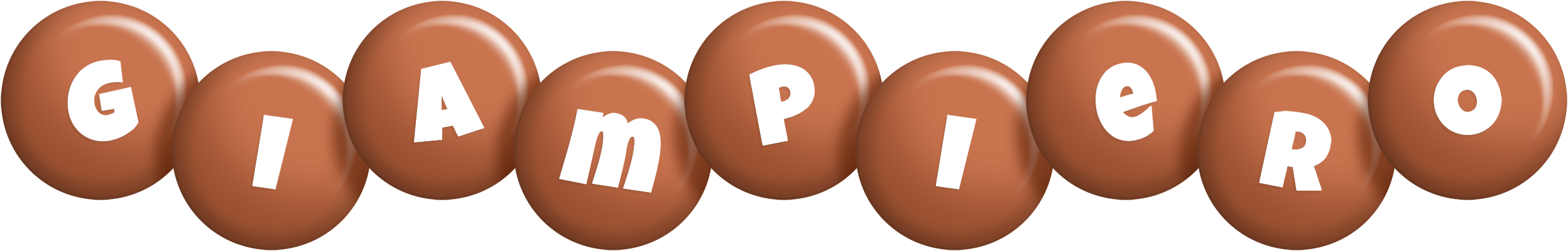 Giampiero candy-brown logo