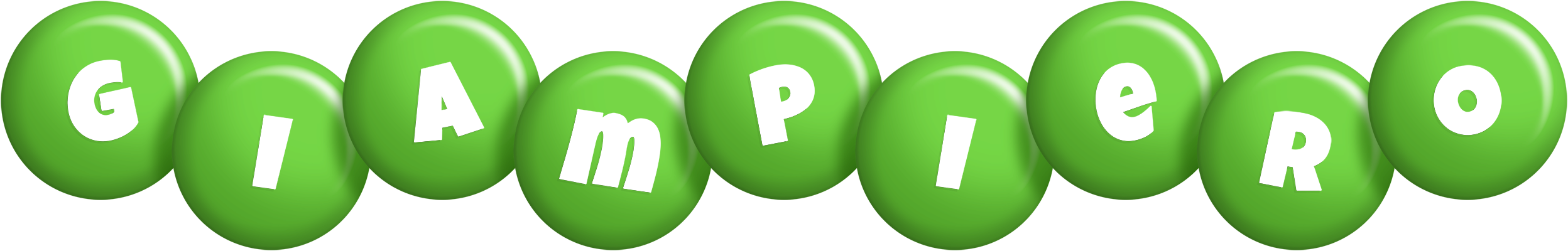 Giampiero candy-green logo