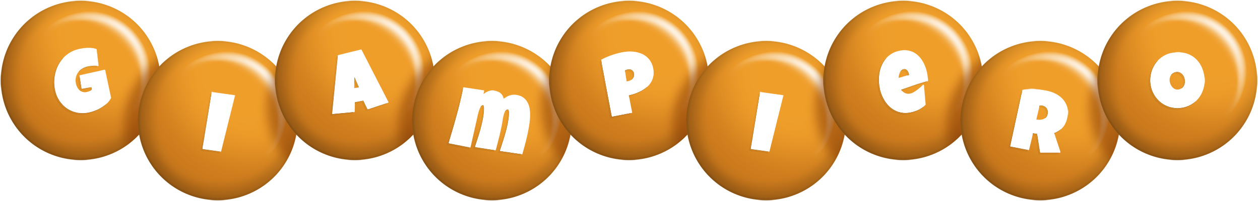 Giampiero candy-orange logo