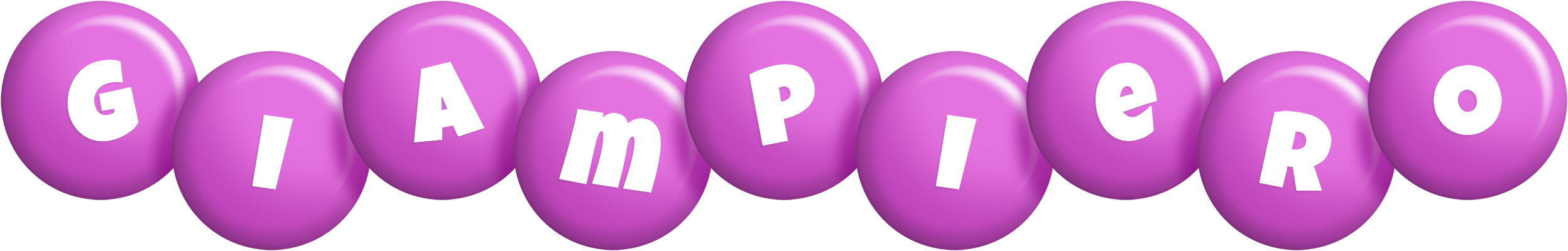 Giampiero candy-purple logo