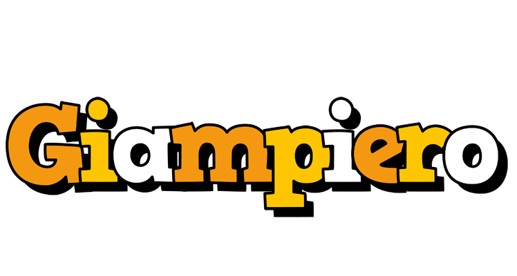 Giampiero cartoon logo