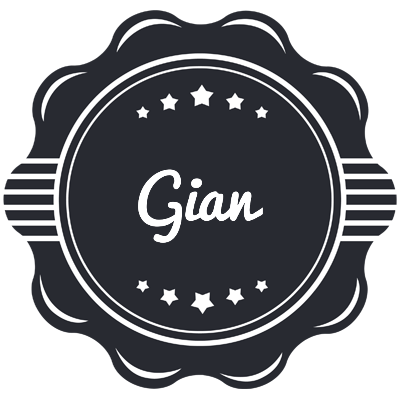 Gian badge logo