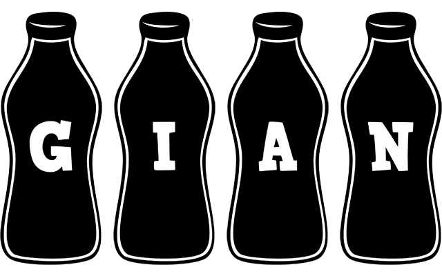 Gian bottle logo