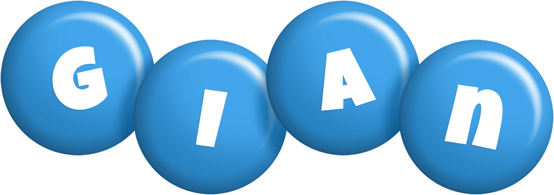 Gian candy-blue logo