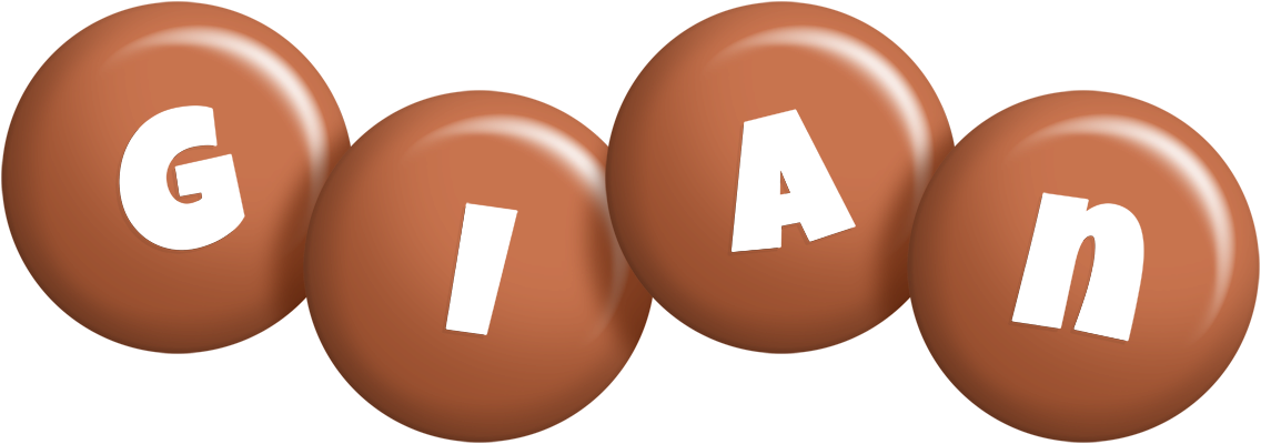 Gian candy-brown logo