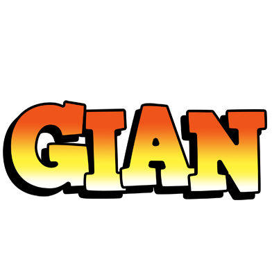 Gian sunset logo