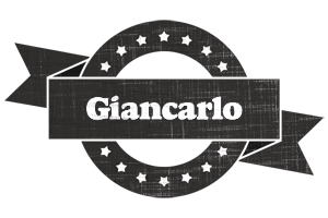 Giancarlo grunge logo