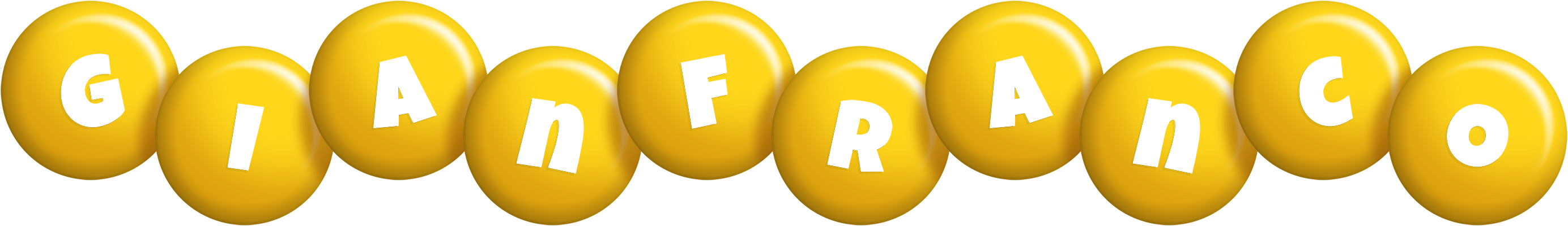 Gianfranco candy-yellow logo