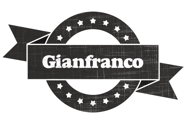 Gianfranco grunge logo
